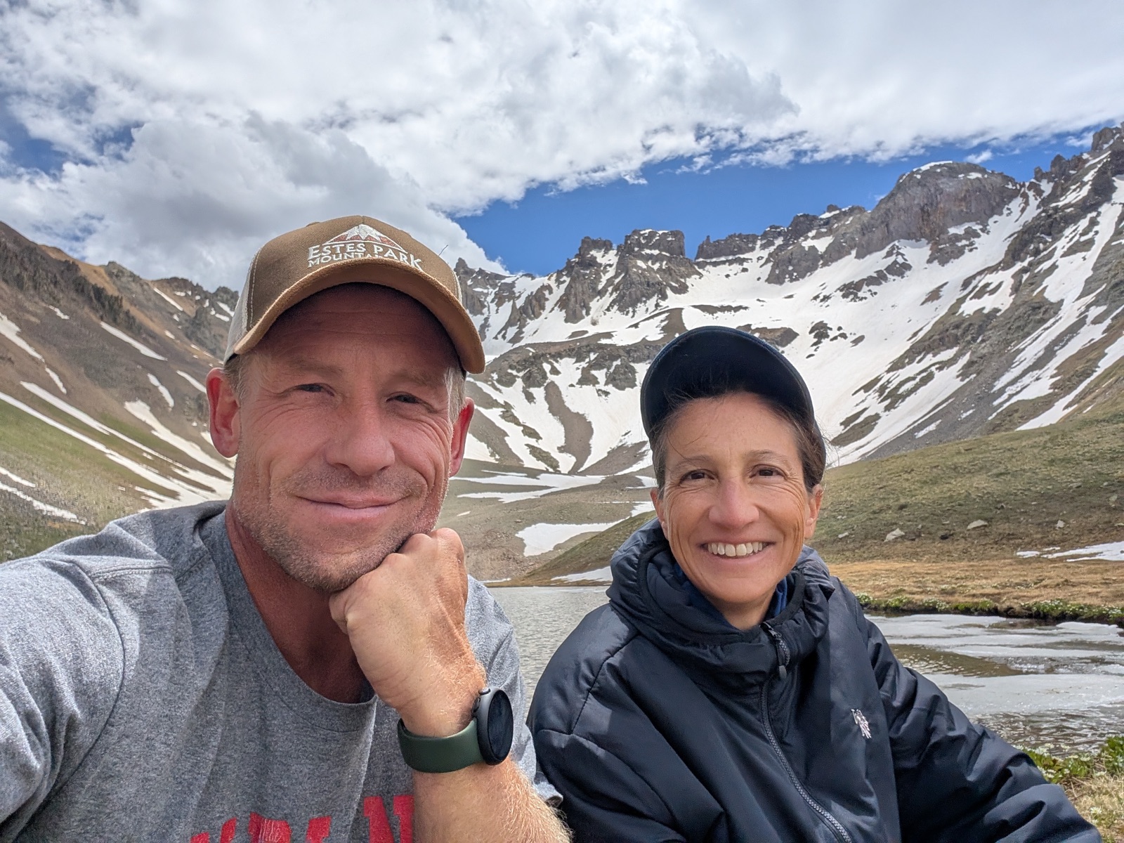 Blue Lakes with Tanja