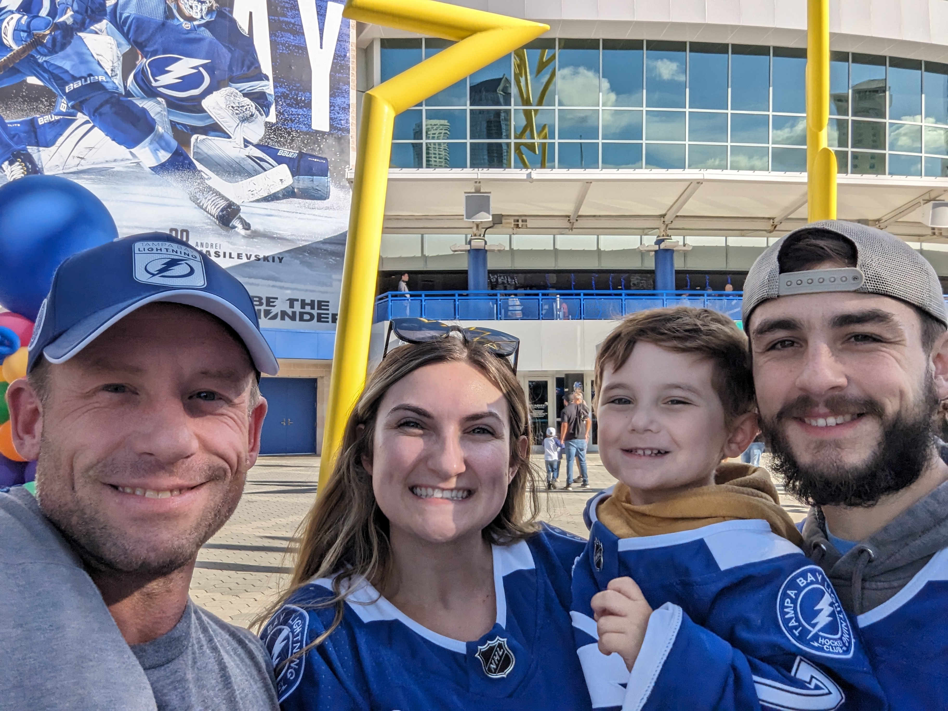 Tampa Bay Lightning Game with family