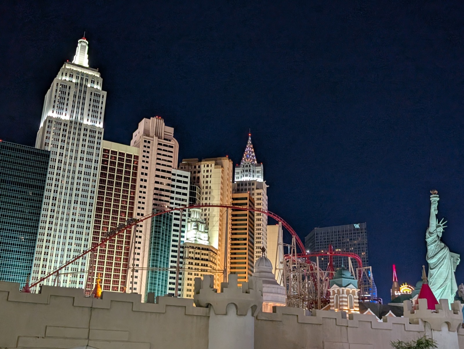 Las Vegas skyline at night